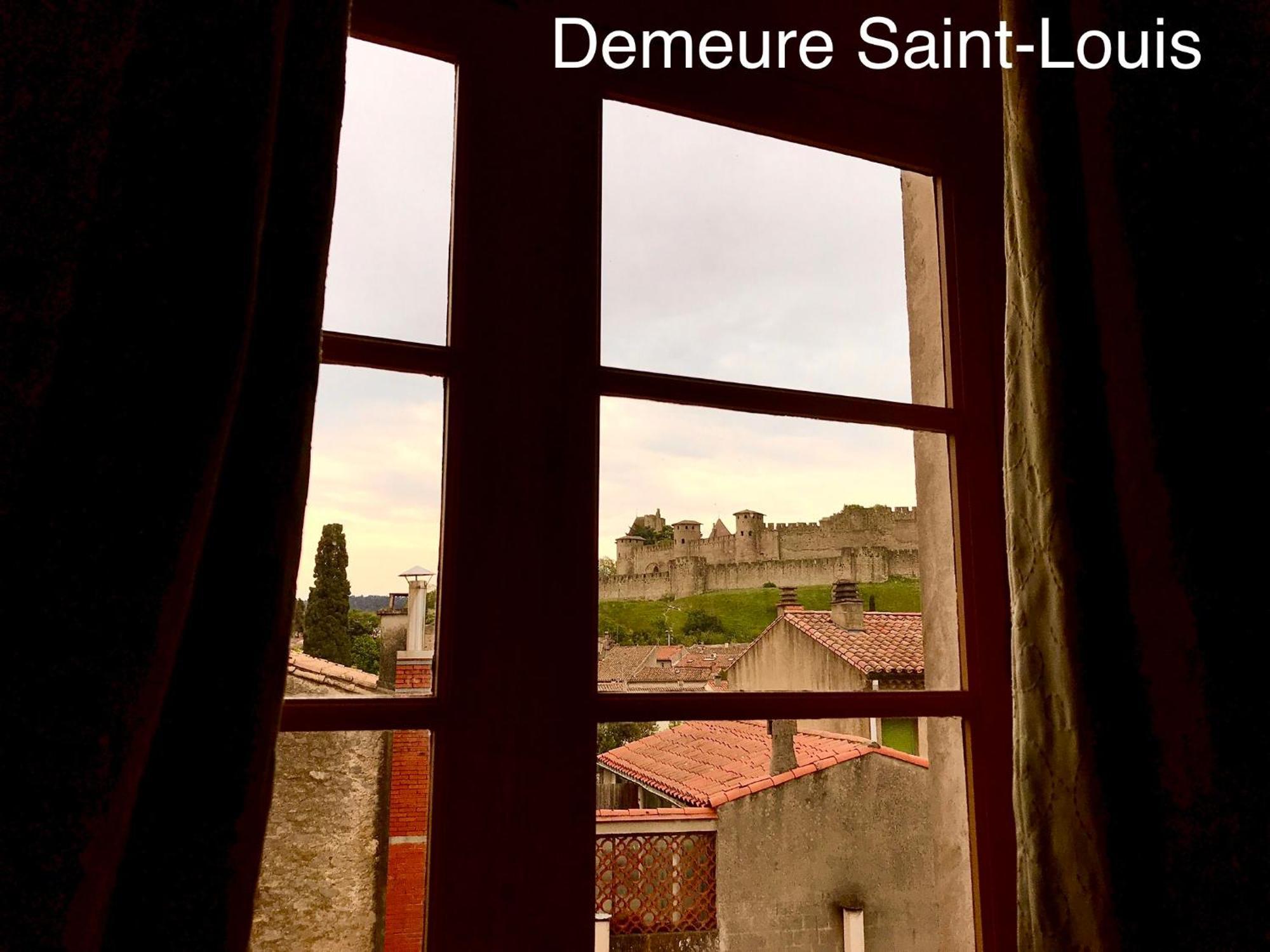 Demeure Saint Louis Historic Manor, City 700M, Parking,A C,Clim,Wifi, Heated Pool, City View การ์กาซอน ภายนอก รูปภาพ