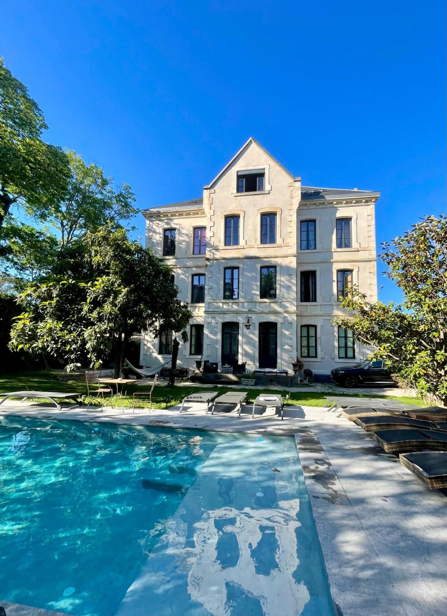 Demeure Saint Louis Historic Manor, City 700M, Parking,A C,Clim,Wifi, Heated Pool, City View การ์กาซอน ภายนอก รูปภาพ